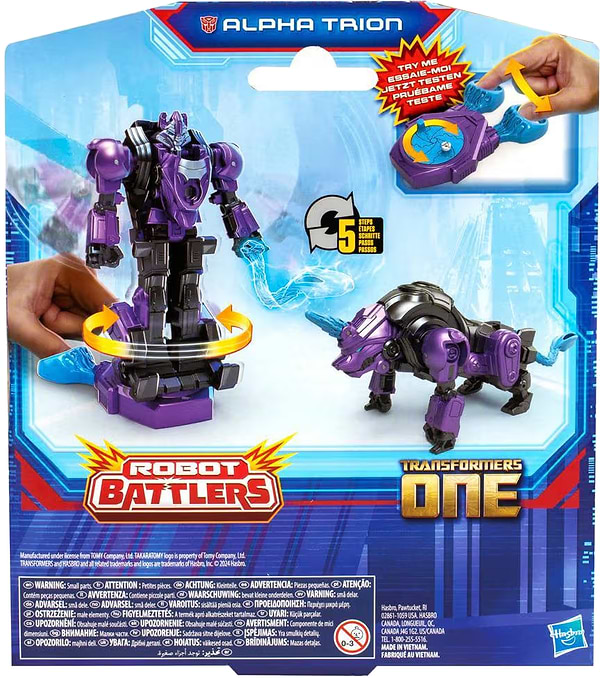 Фото - Робот-трансформер Hasbro Robot Battlers Трансформери: Нове покоління Alpha Trion (F9203_F9391)