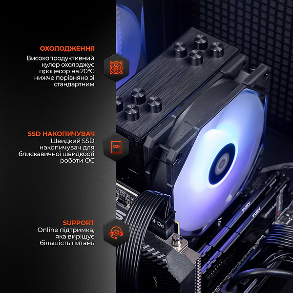 Фото - Системний блок Expert PC Ultimate (I12400F.16.S1.5050.A6325)