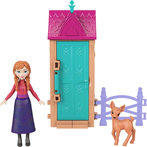 Фото - Кукла-сюрприз Disney Frozen с мини куклой Ледяное сердце Эрендельский городок (JFG24)