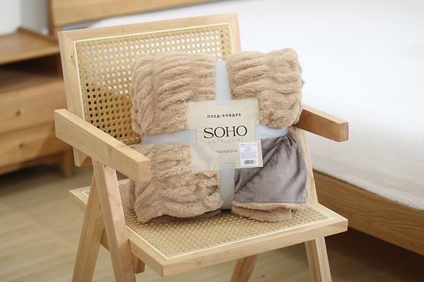 Фото - Плед полуторный SOHO 150x200 см Vip Cream
