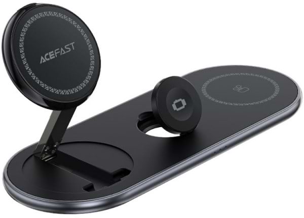 Фото - Беспроводное зарядное устройство AceFast Wireless QI 3in1 15W E19 Qi2 (6974316283096)