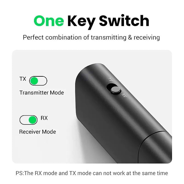 Фото - Адаптер сети Bluetooth USB UGREEN CM523 2.0 to 3.5mm (60300)