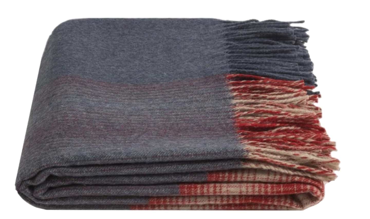 Плед полуторний Lanavitta Іній червоний 140х200 (22510006) - Фото 1