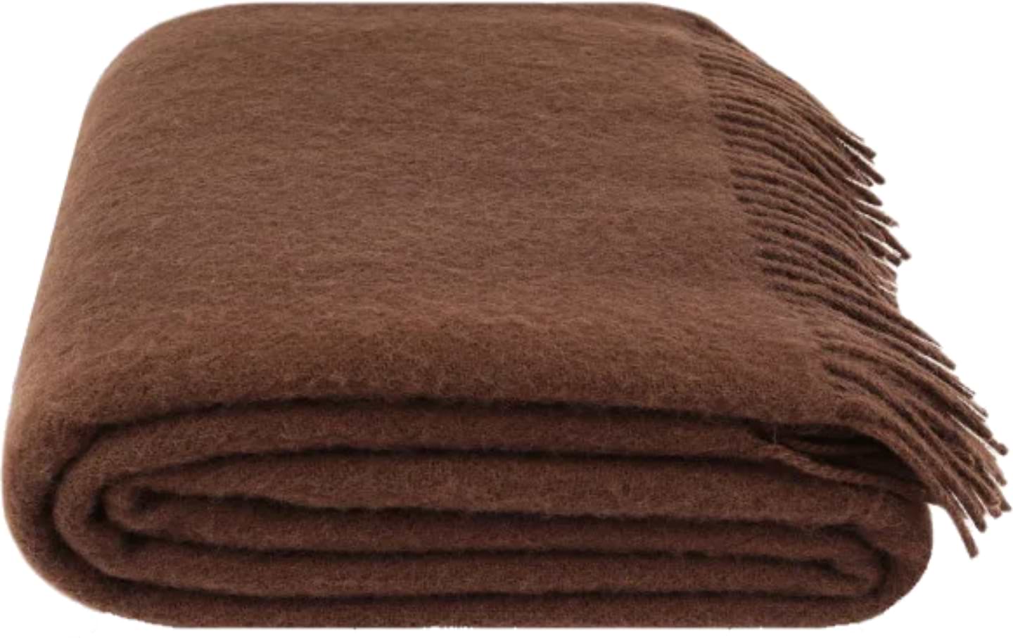 Плед полуторний Lanavitta Руно темно-коричневий 140х200 (23064088) - Фото 1