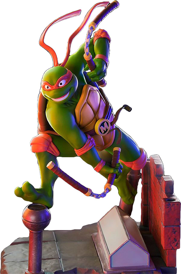 Фото - Коллекционная фигурка ABYstyle TM Ninja Turtles Michelangelo (ABYFIG096)