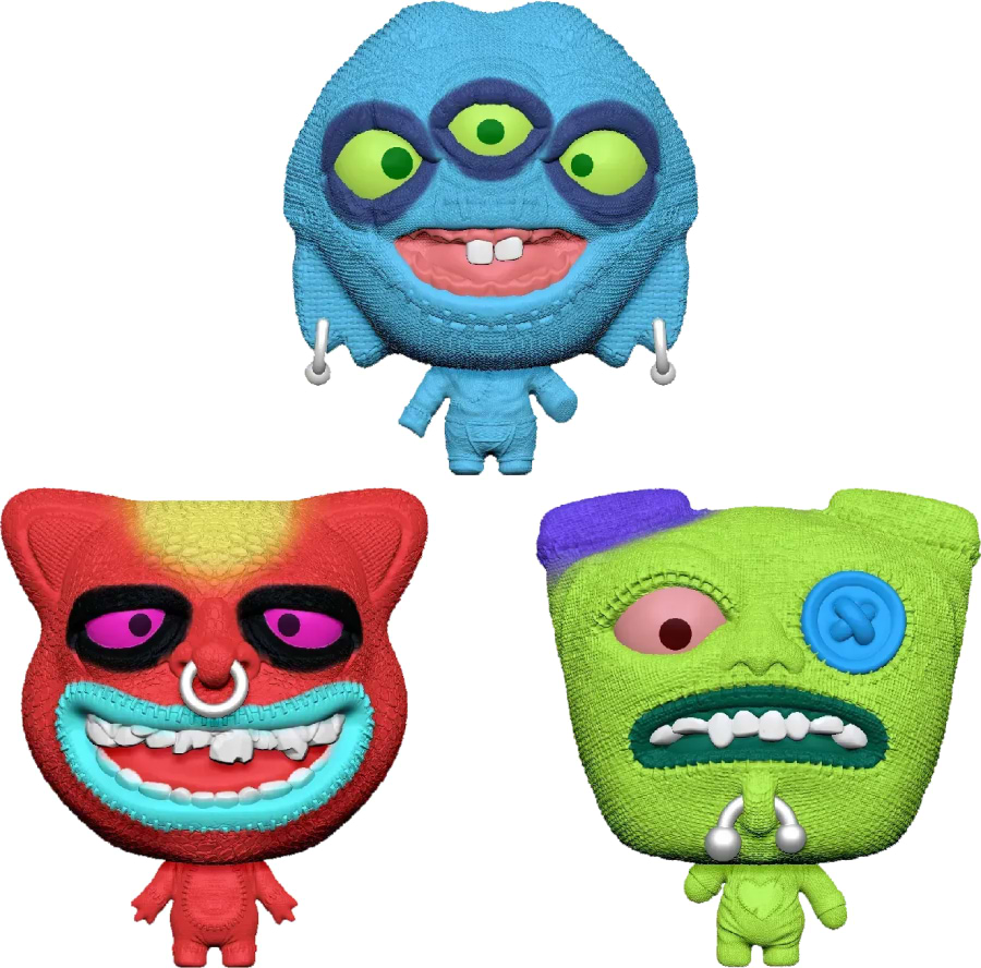 Антистресс игрушка BTF SPLATS HEAD Зубастик Ugleezz в ассортименте (13612)