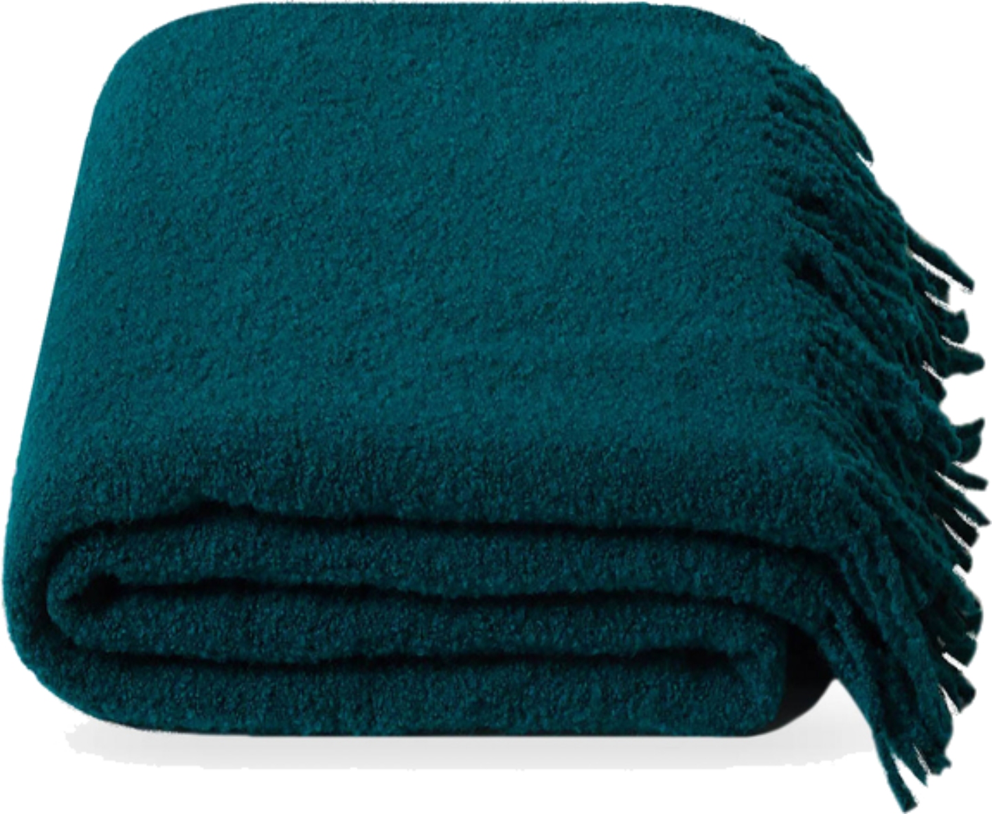 Плед полуторний Lanavitta Букле Преміум темно-бірюзовий 140х200 (22074301) - Фото 1