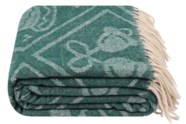 Фото - Плед полуторный Lanavitta Жаккардовый Рождественский зеленый 150х200 (25374251)