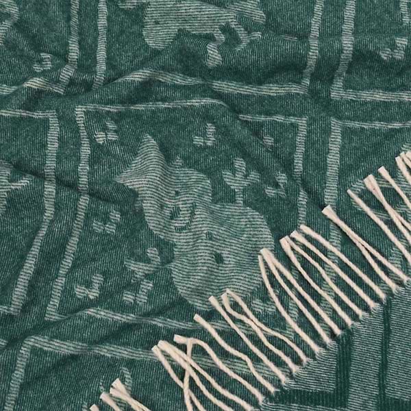 Фото - Плед полуторный Lanavitta Жаккардовый Рождественский зеленый 150х200 (25374251)