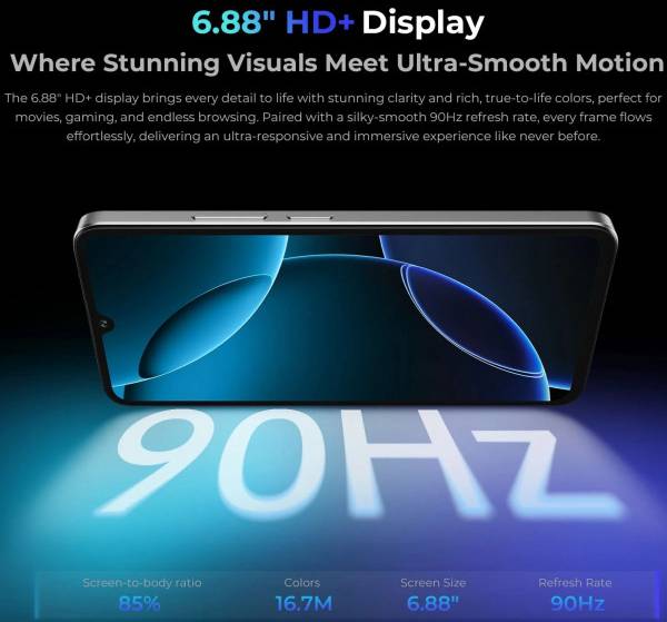 Фото - Смартфон OUKITEL C60pro 8/256Gb Blue
