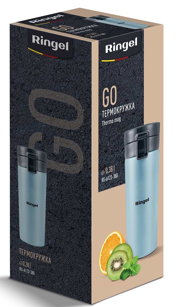Фото - Термокружка Ringel GO Blue 380 мл (RG-6123-380)