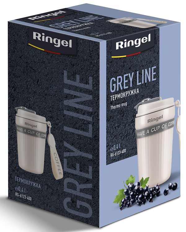 Фото - Термокружка Ringel Grey Line 400 мл (RG-6123-400)