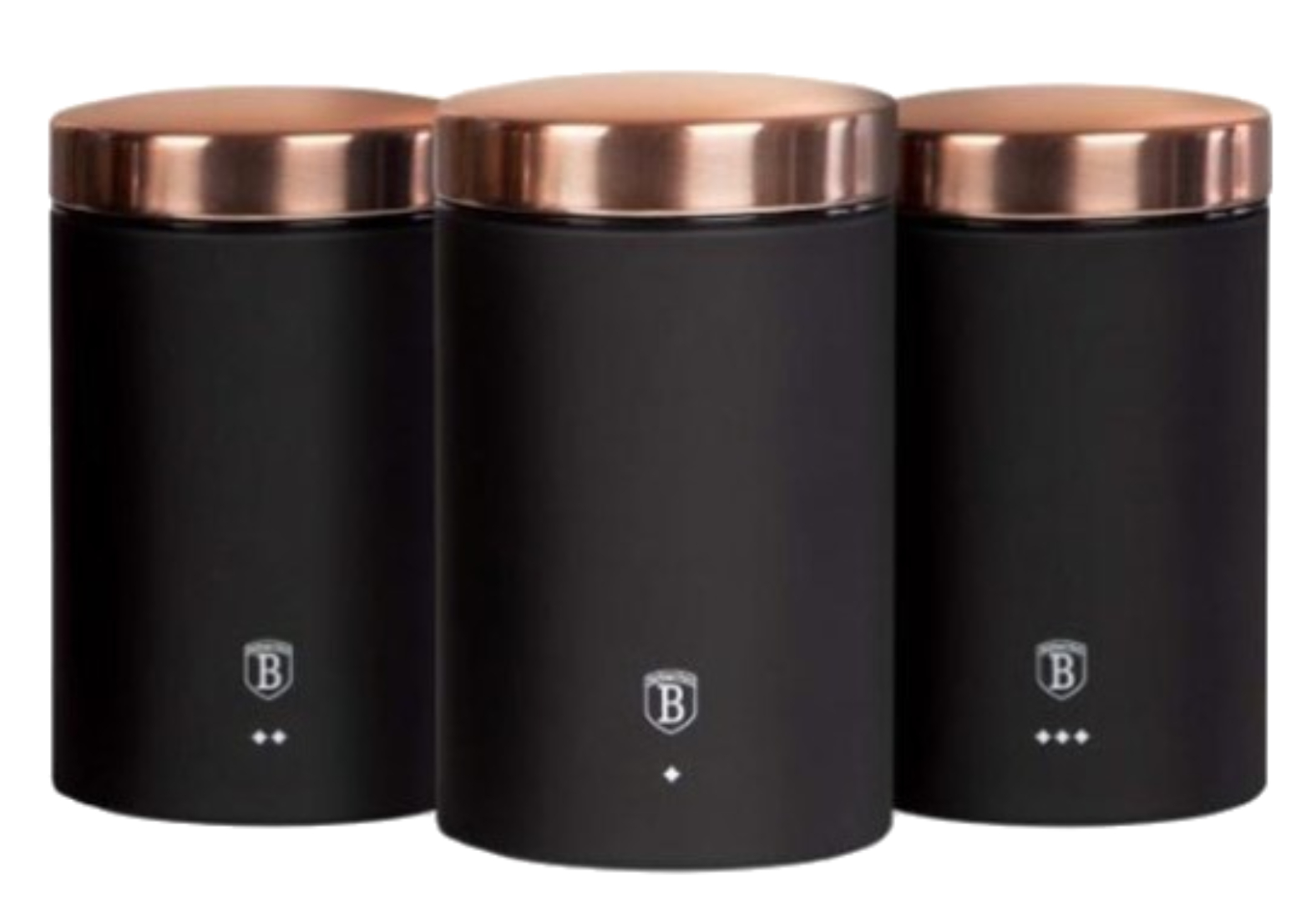 Набір ємностей для сипучих BerlingerHaus 3 пр. (BH 1734N) - Фото 1