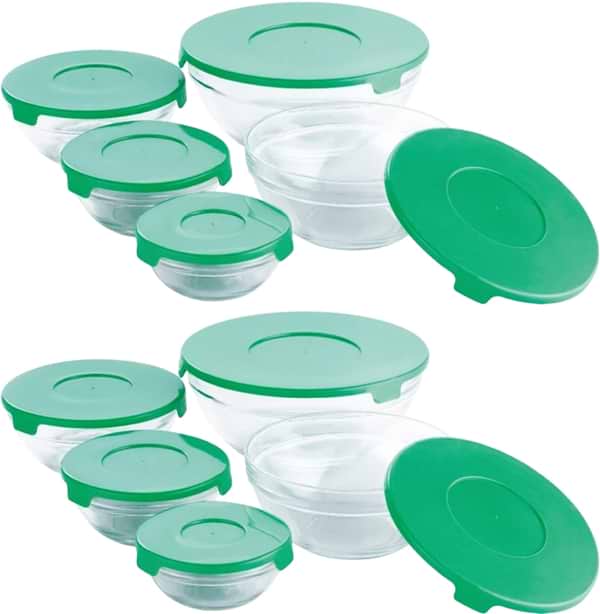 Фото - Набір ємностей для сипучих Renberg 20 пр. (RB-4420-GR)