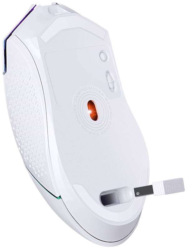 Фото - Миша бездротова ігрова Redragon Trident BT/ RGB/,8000dpi White (71864)