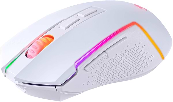 Фото - Миша бездротова ігрова Redragon Trident BT/ RGB/,8000dpi White (71864)