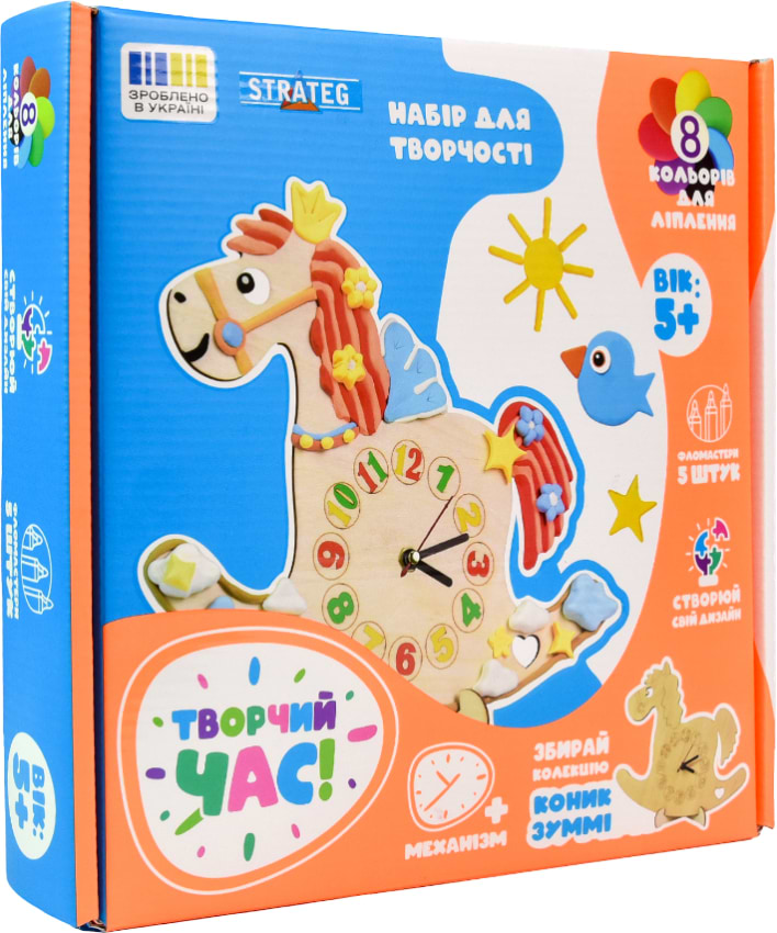 Маса для ліплення Strateg Коник Зуммі укр (30649)