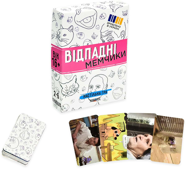 Фото - Настільна гра (12+) Strateg Відпадні мемчики українською мовою (30630)