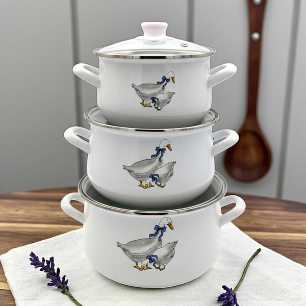 Фото - Набор кастрюль VERONA 1,6 л, 2,3 л, 3 л (VR-0002-03)