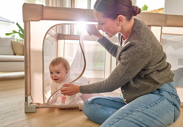 Фото - Манеж класичний Lionelo Florence Easy Fold Beige Sand