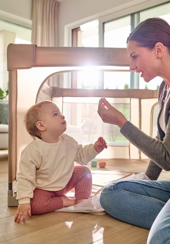 Фото - Манеж класичний Lionelo Florence Easy Fold Beige Sand