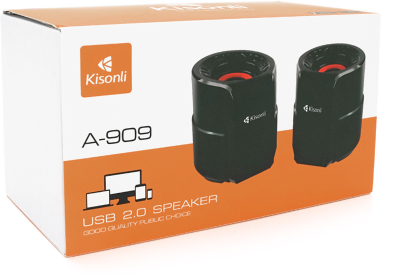 Фото - Комп'ютерна акустика компактна 2.0 Kisonli A-909 Black