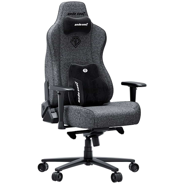Фото - Кресло для геймеров Anda Seat Novis Plus XL Dark Grey Fabric (AD23YC-XL-01-GB-F-G04)