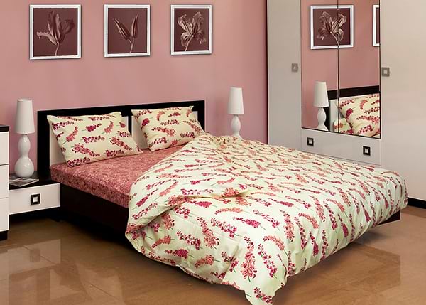 Фото - Комплект постільної білизни Zastelli Delphinium/Dentelle бязь 2х145х210 Різнокольоровий (10670) Фото - Комплект постільної білизни Zastelli Delphinium/Dentelle бязь 2х145х210 Різнокольоровий (10670)