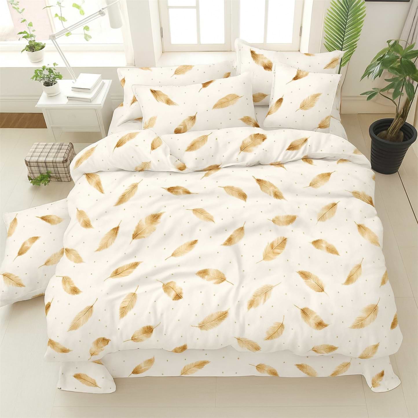 Комплект постельного белья Zastelli 40-1198 White бязь 175х210 Разноцветный (20535)