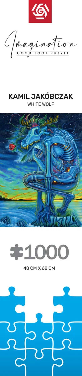 Фото - Пазли (8 +) Good Loot Imagination: Kamil Jakobczak White Wolf 1000 ел. (5908305247906)