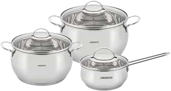 Фото - Набор посуды Ardesto Gemini Liguria 6 пр. (AR1906LG)