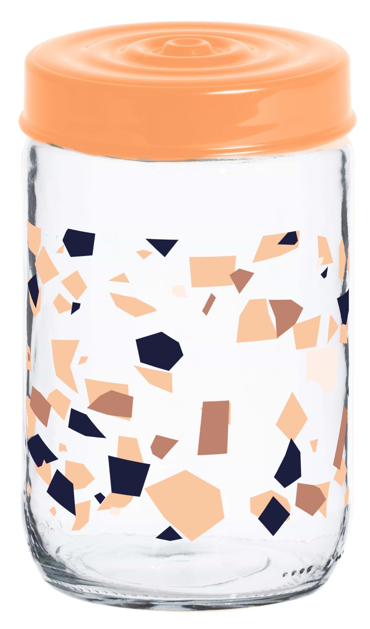 Ємність для сипучих Herevin Black and Gold 0.66 л (171441-158) - Фото 1