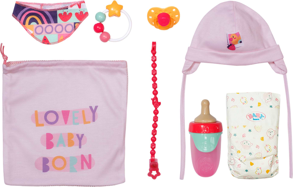 Одежда и аксессуары для куклы Baby Born Pinplay – ПЕРВЫЕ ВОЛШЕБНЫЕ МОМЕНТЫ (837979)