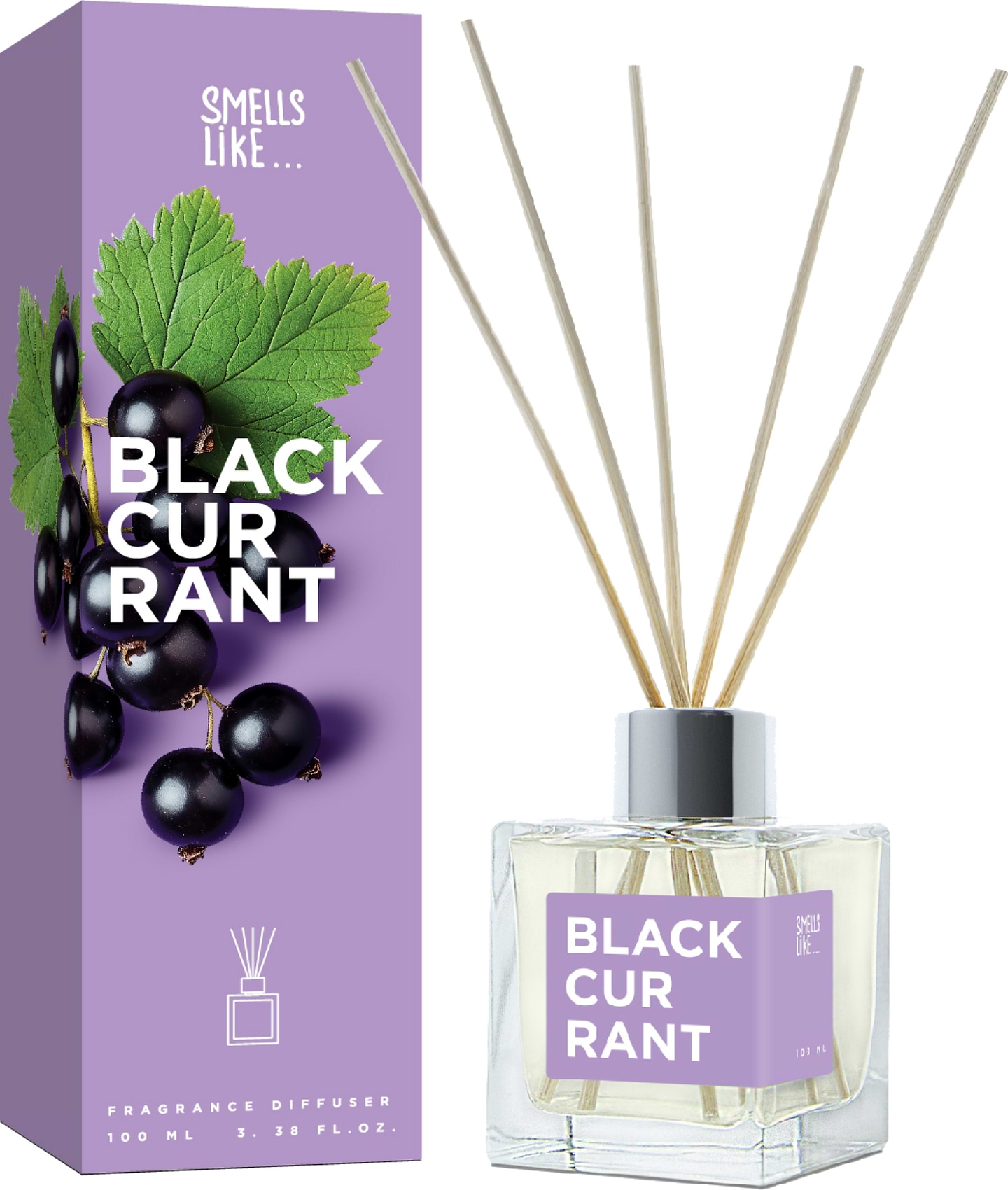 Купить Аромадиффузор Esse Smells Like Black Currant (Черная смородина) 100 мл (4820288090694) - Фото 1 Аромадиффузор Esse Smells Like Black Currant (Черная смородина) 100 мл (4820288090694) - Фото 1