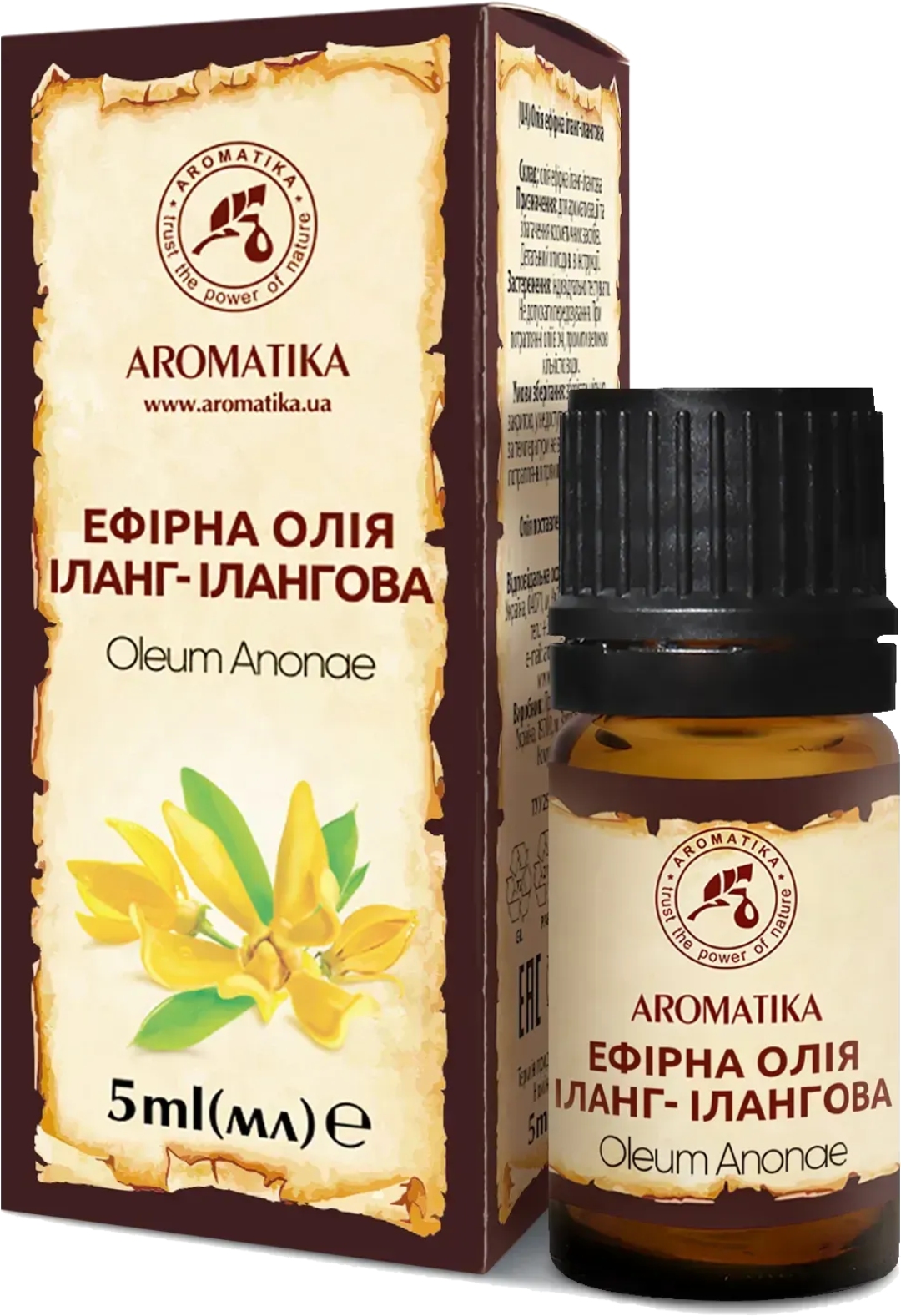 Ефірна олія Ароматика іланг-ілангова 5 мл (4820031050654) - Фото 1