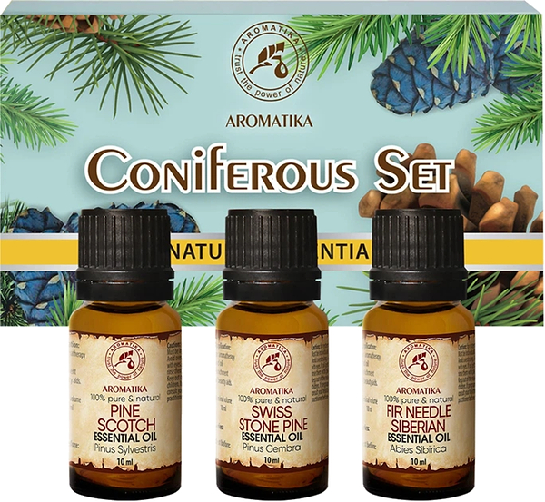 Фото - Набор эфирных масел Ароматика Хвойный аромат, 3шт. (4820177026858) Фото - Набор эфирных масел Ароматика Хвойный аромат, 3шт. (4820177026858)