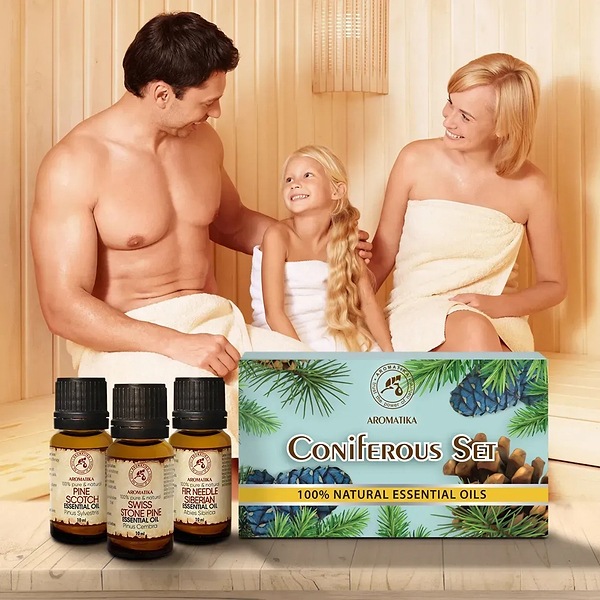 Фото - Набор эфирных масел Ароматика Хвойный аромат, 3шт. (4820177026858)