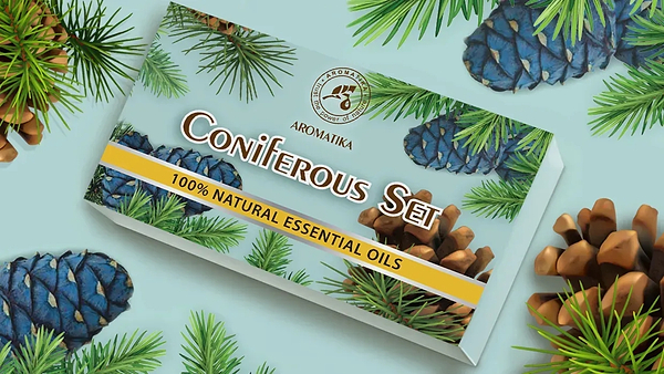 Фото - Набор эфирных масел Ароматика Хвойный аромат, 3шт. (4820177026858)