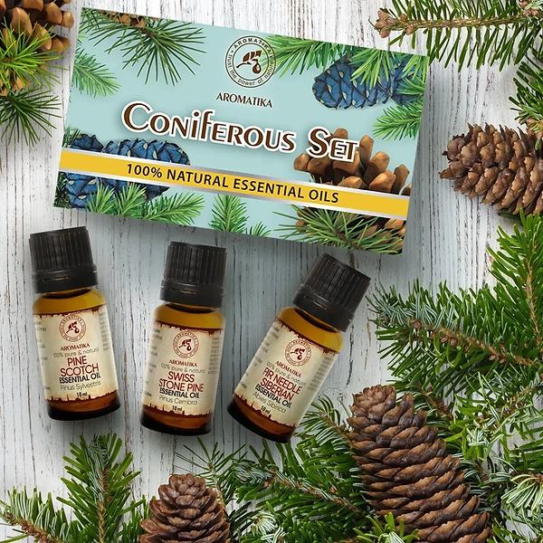 Фото - Набор эфирных масел Ароматика Хвойный аромат, 3шт. (4820177026858)