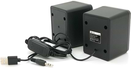 Фото - Комп'ютерна акустика компактна 2.0 Kisonli L-1040 Black