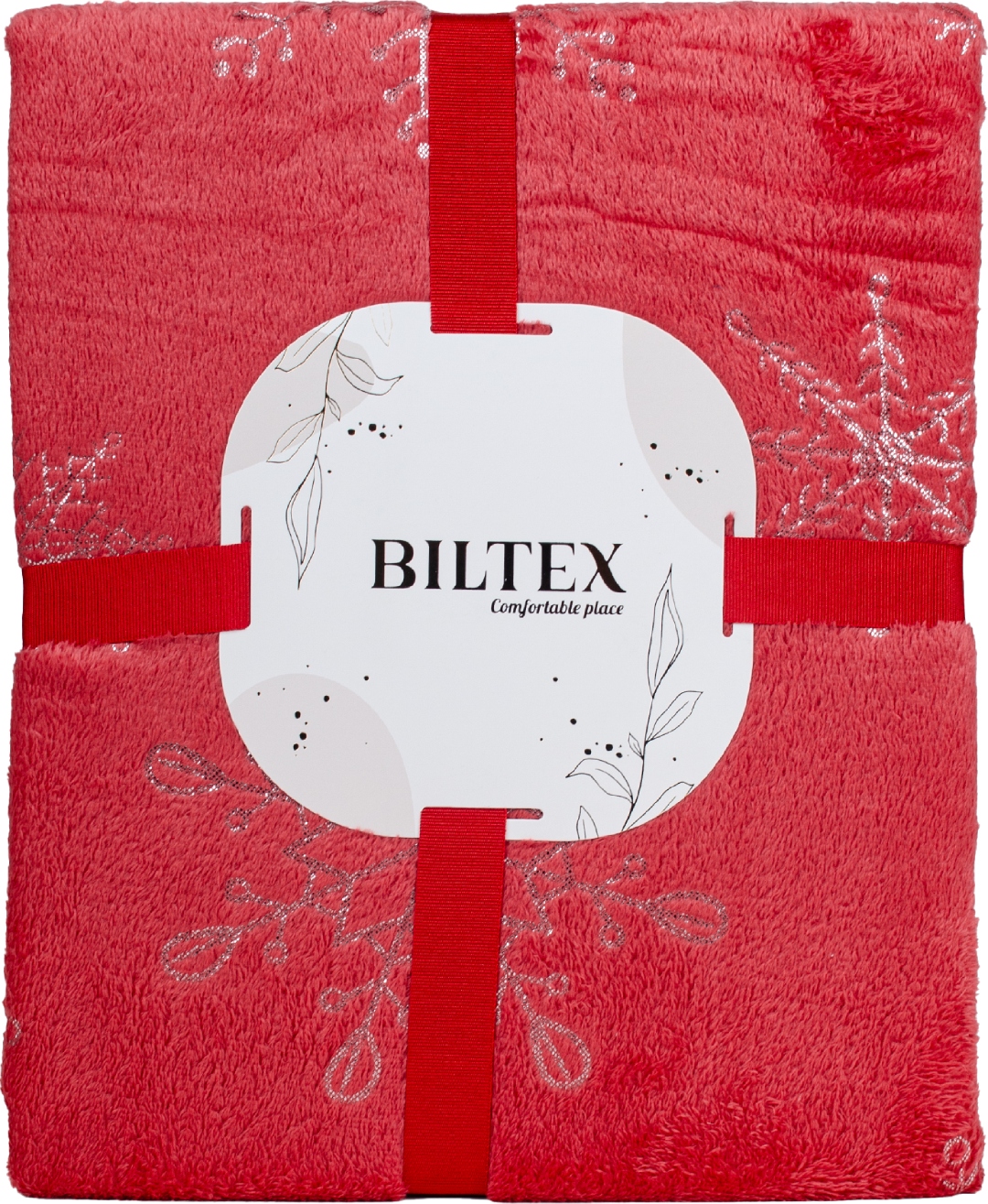 Купить Плед полуторный Biltex новогодний красный с фоллингом Shine Snowflake 150х200 (4820298410536) - Фото 1 Плед полуторный Biltex новогодний красный с фоллингом Shine Snowflake 150х200 (4820298410536) - Фото 1