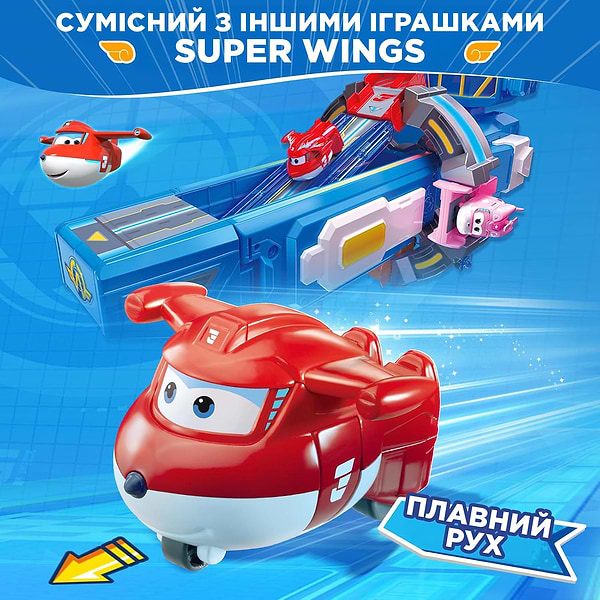 Фото - Колекційна фігурка Super Wings Transform-a-Bots Jett (EU780010)