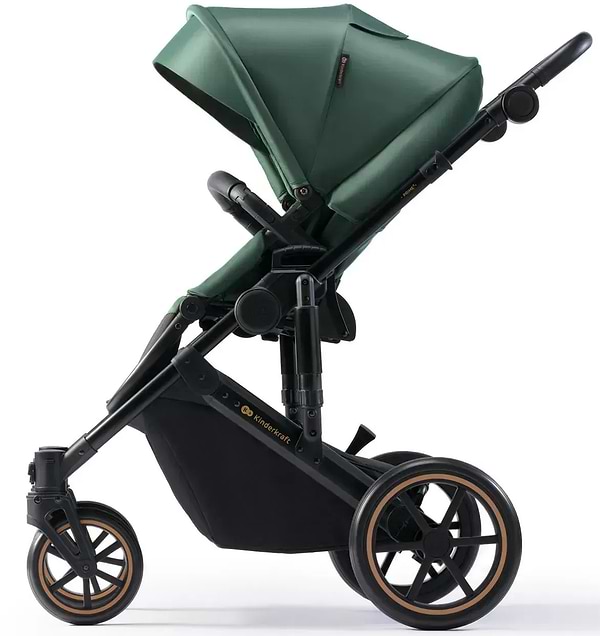 Фото - Коляска универсальная 2 в 1 Kinderkraft Prime 2 Dark Green (KSPRIM02GRE2000)