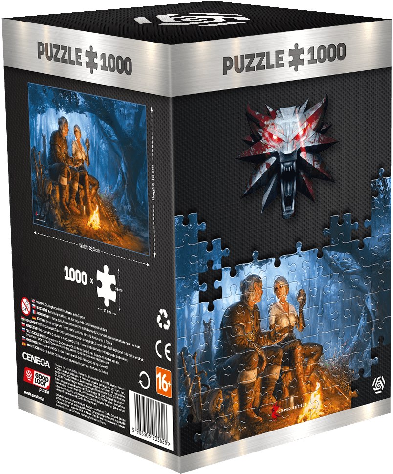 Пазли (8 +) Good Loot Witcher: Journey of Ciri puzzles 1000 шт. (5908305233626)