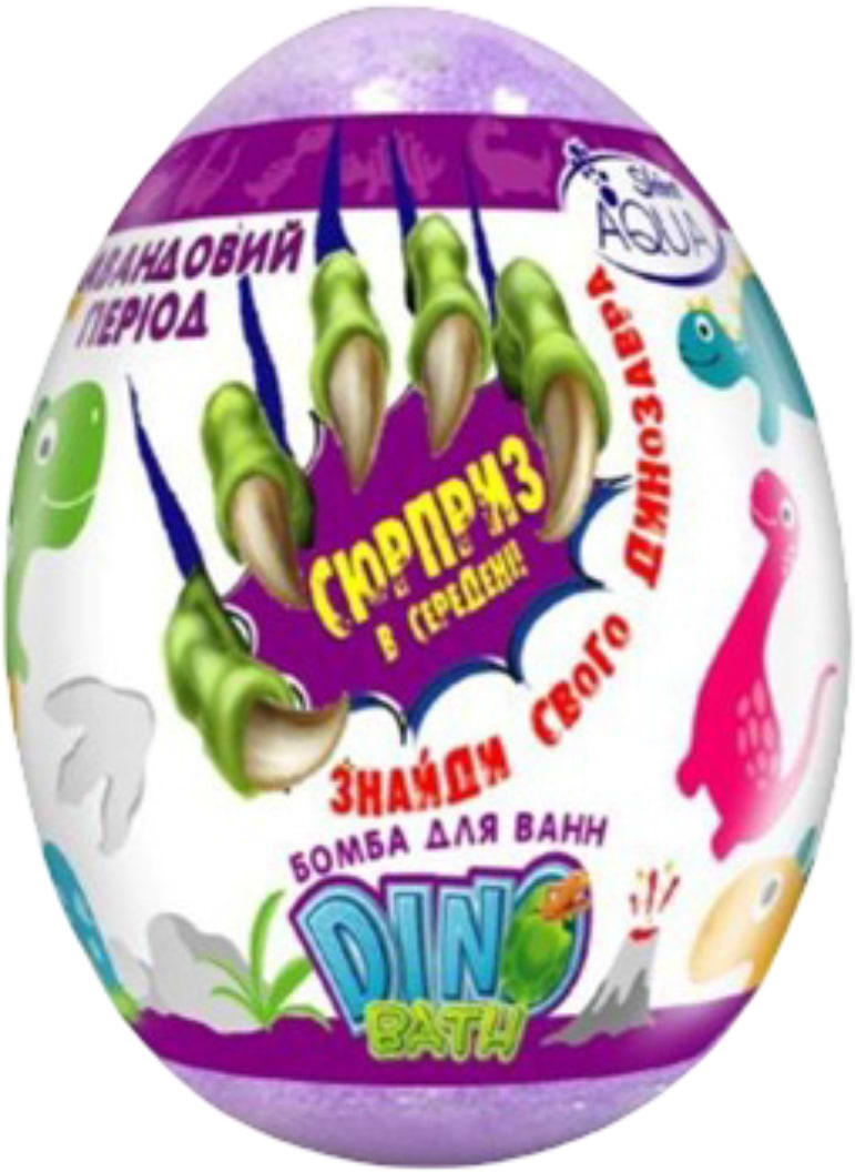 Бомба для ванны DinoBath 145 г Лавандовый период (4820240940487)