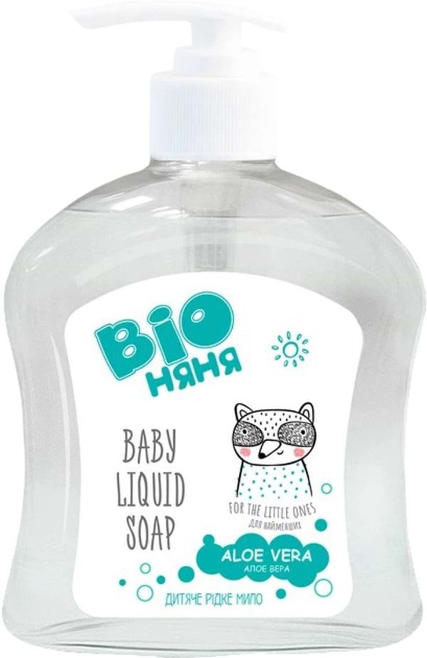 Фото - Мило рідке дитяче Bio Няня 500 мл алоє вера (4823015930706)
