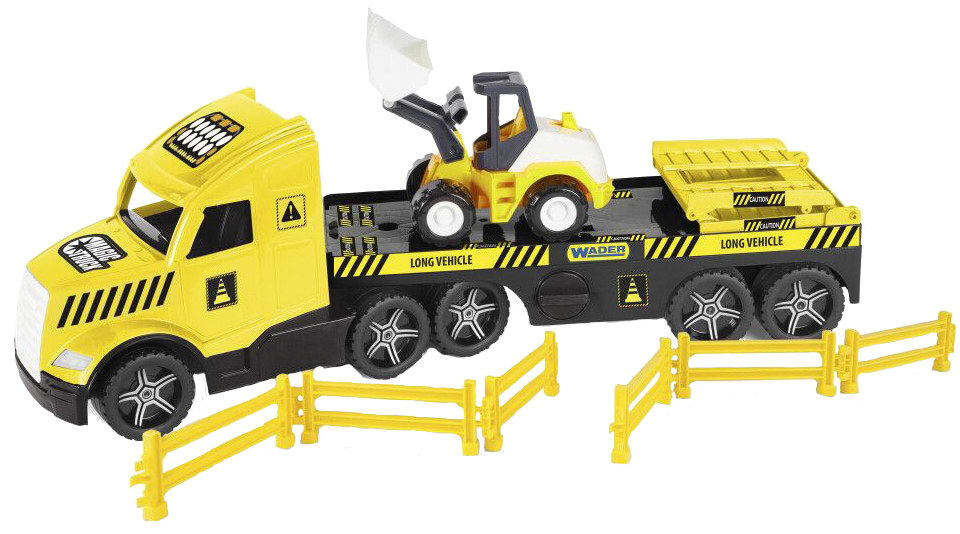 Наземная спецтехника Wader Magic Truck Technic с бульдозером (36431)