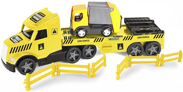 Фото - Наземная спецтехника Wader Magic Truck Technic с мусоровозом (36441)