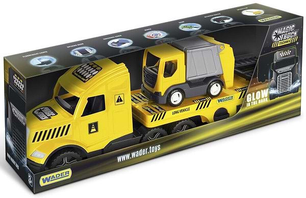Фото - Наземная спецтехника Wader Magic Truck Technic с мусоровозом (36441)