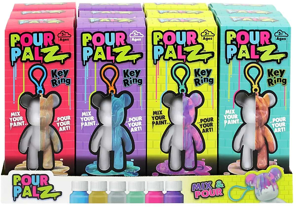 Фото - Набор для декупажа и росписи Pour Palz Брелок Ведмежёнок S2 в ассортименте (GS-G66341)